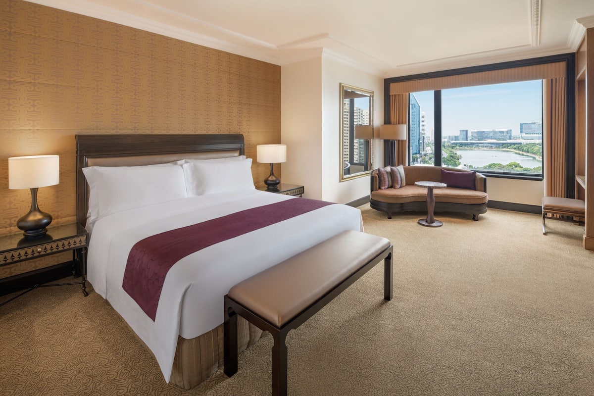 Ropa de cama de alta calidad y minibar