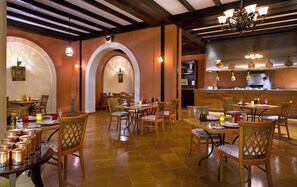 3 restaurants, breakfast, lunch, dinner served; Mexican cuisine 