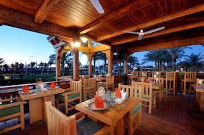 3 restaurants, breakfast, lunch, dinner served; Mexican cuisine