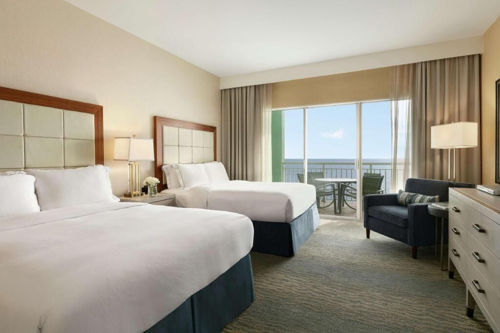 Premium bedding, pillow-top beds, in-room safe, iron/ironing board