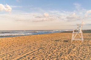 On the beach, beach bar