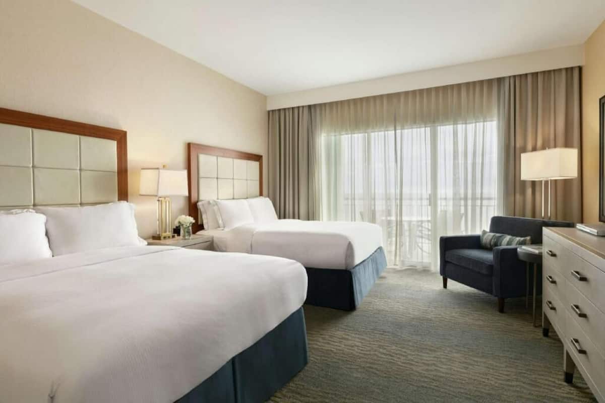 Premium bedding, pillow-top beds, in-room safe, iron/ironing board