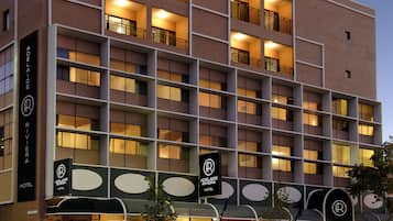 Front of property – evening/night