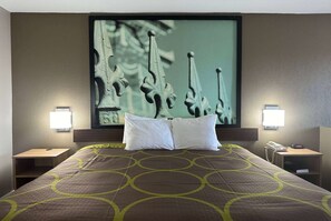 Standard Room, 1 King Bed | Desk, blackout drapes, free cribs/infant beds, free WiFi