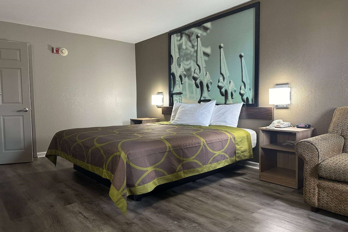 Room, 1 King Bed, Accessible, Non Smoking (Mobility Accessible) | Desk, blackout drapes, free cribs/infant beds, free WiFi