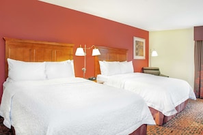 Premium bedding, blackout curtains, iron/ironing board, free WiFi