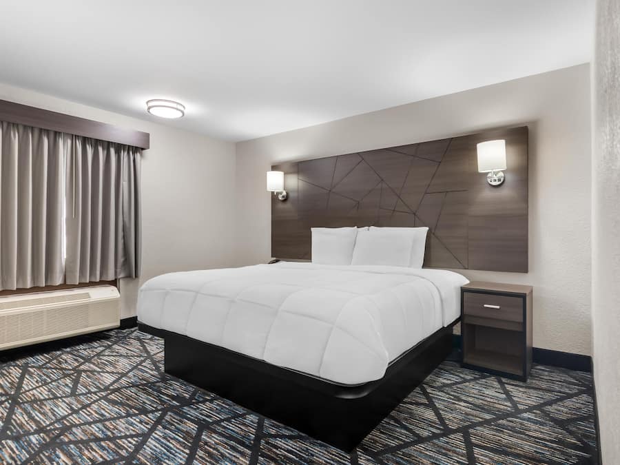 Desk, blackout drapes, iron/ironing board, rollaway beds (surcharge)