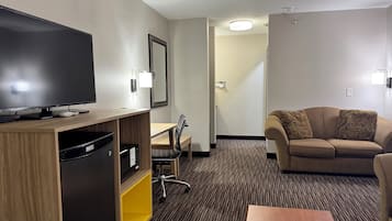 One-Bedroom Suite, 1 King Bed, Non Smoking | Desk, blackout drapes, iron/ironing board, WiFi (free)