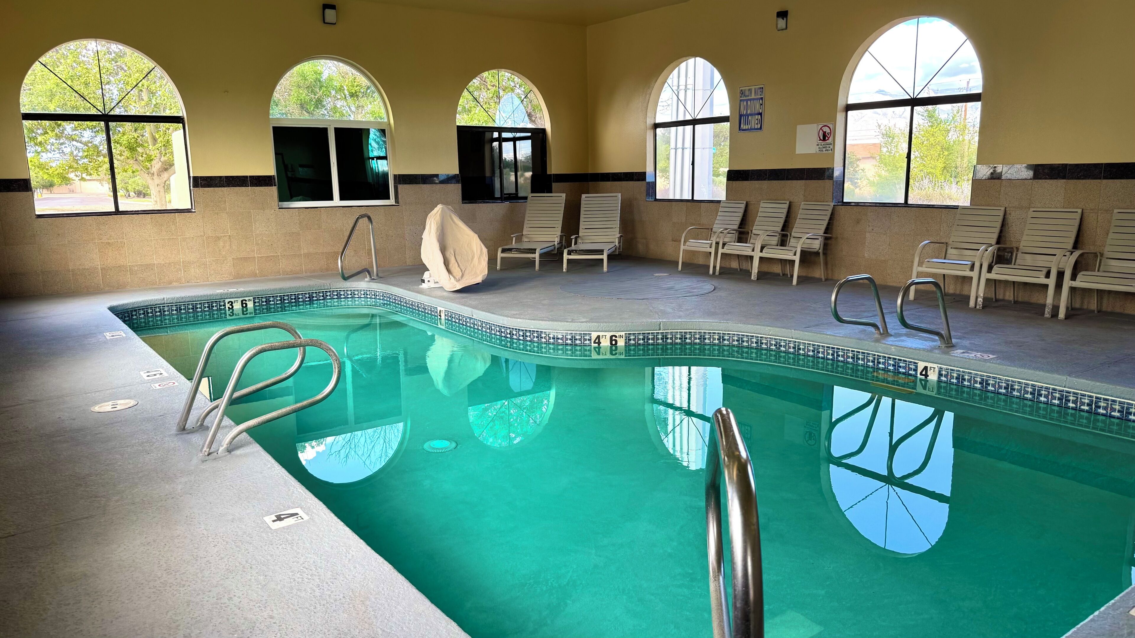 Una piscina techada