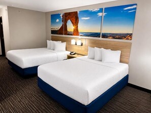 Studio Suite, 2 Queen Beds, Non Smoking | Desk, blackout drapes, iron/ironing board, WiFi (free)