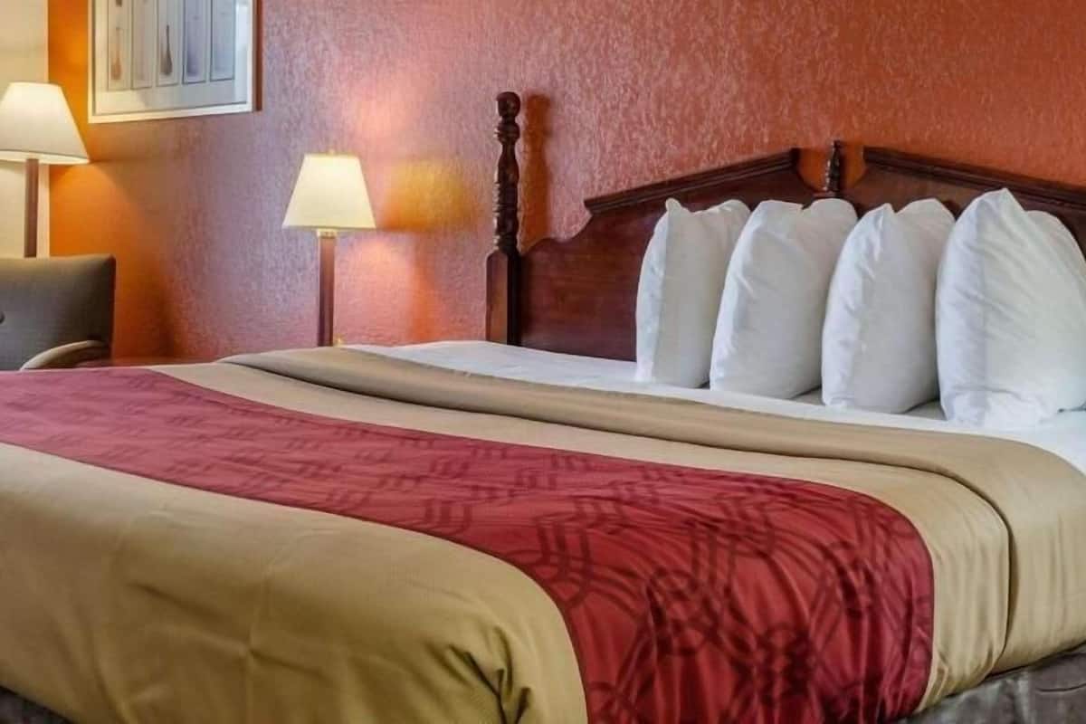 Blackout drapes, iron/ironing board, rollaway beds, free WiFi