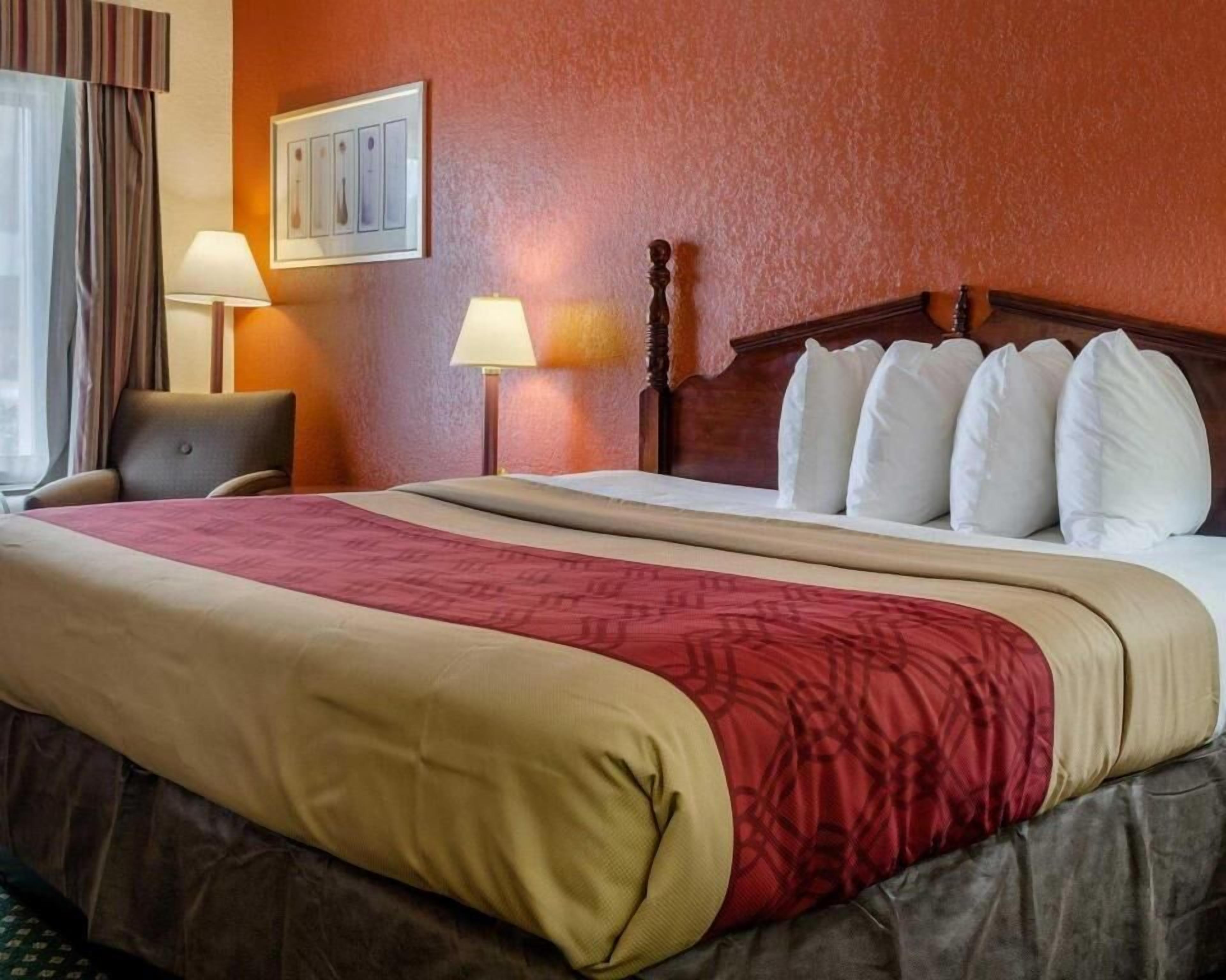 Blackout drapes, iron/ironing board, rollaway beds, free WiFi