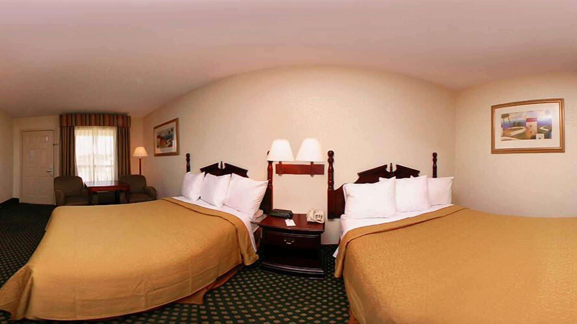 Blackout drapes, iron/ironing board, rollaway beds, free WiFi