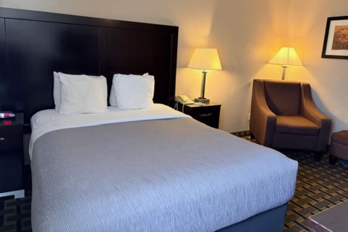 Standard Room, 1 Queen Bed | Desk, iron/ironing board, free cribs/infant beds, rollaway beds