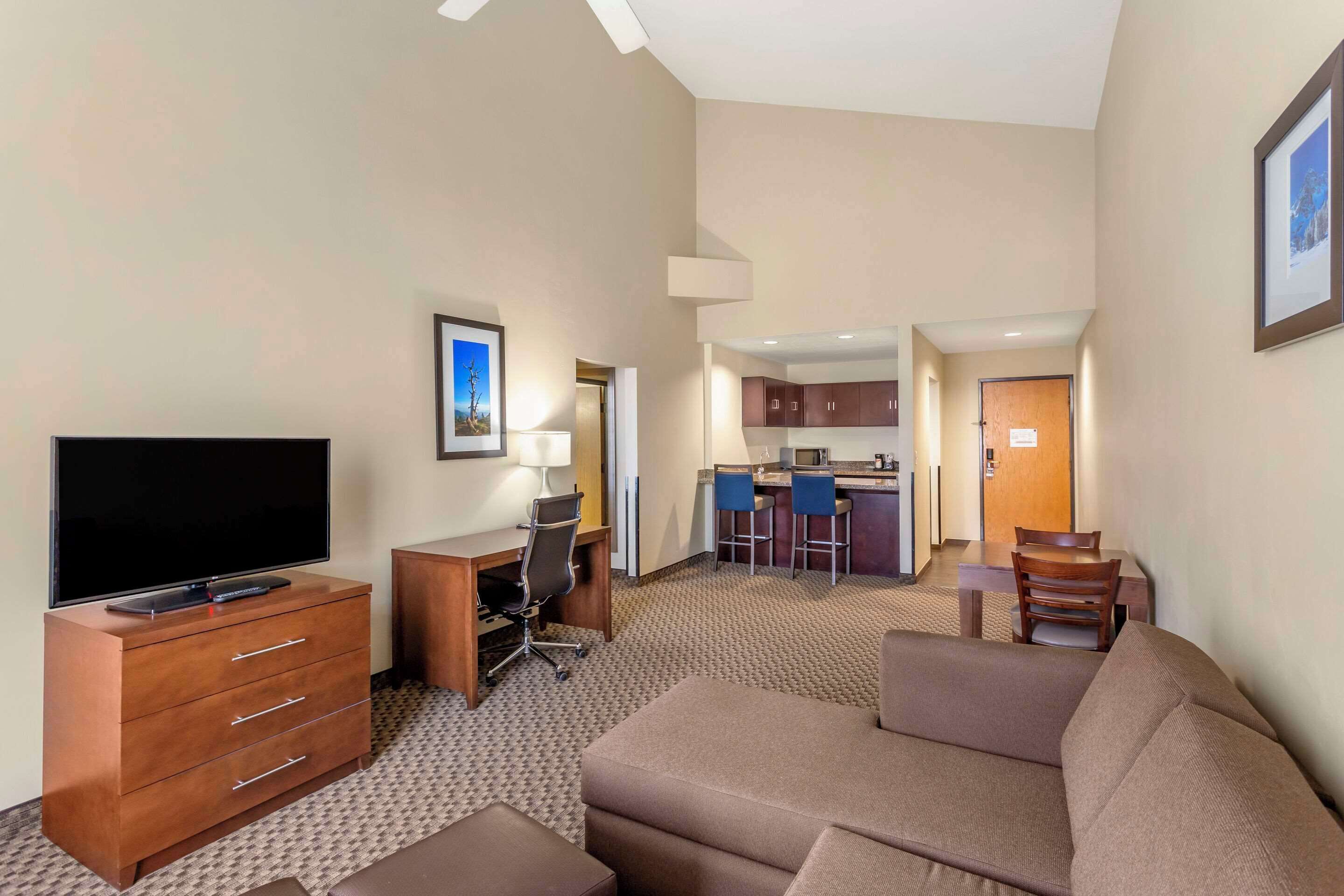 hypo-allergenic bedding, blackout curtains, iron/ironing board