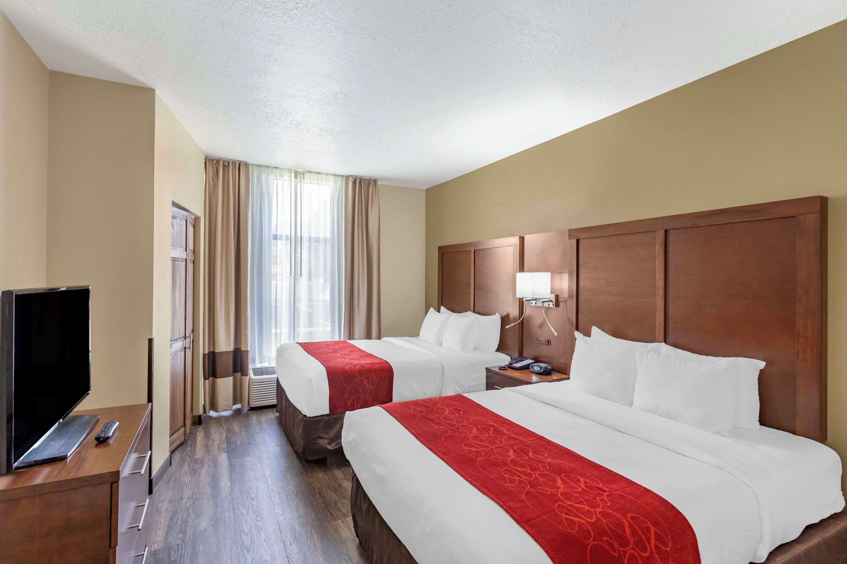 hypo-allergenic bedding, blackout curtains, iron/ironing board