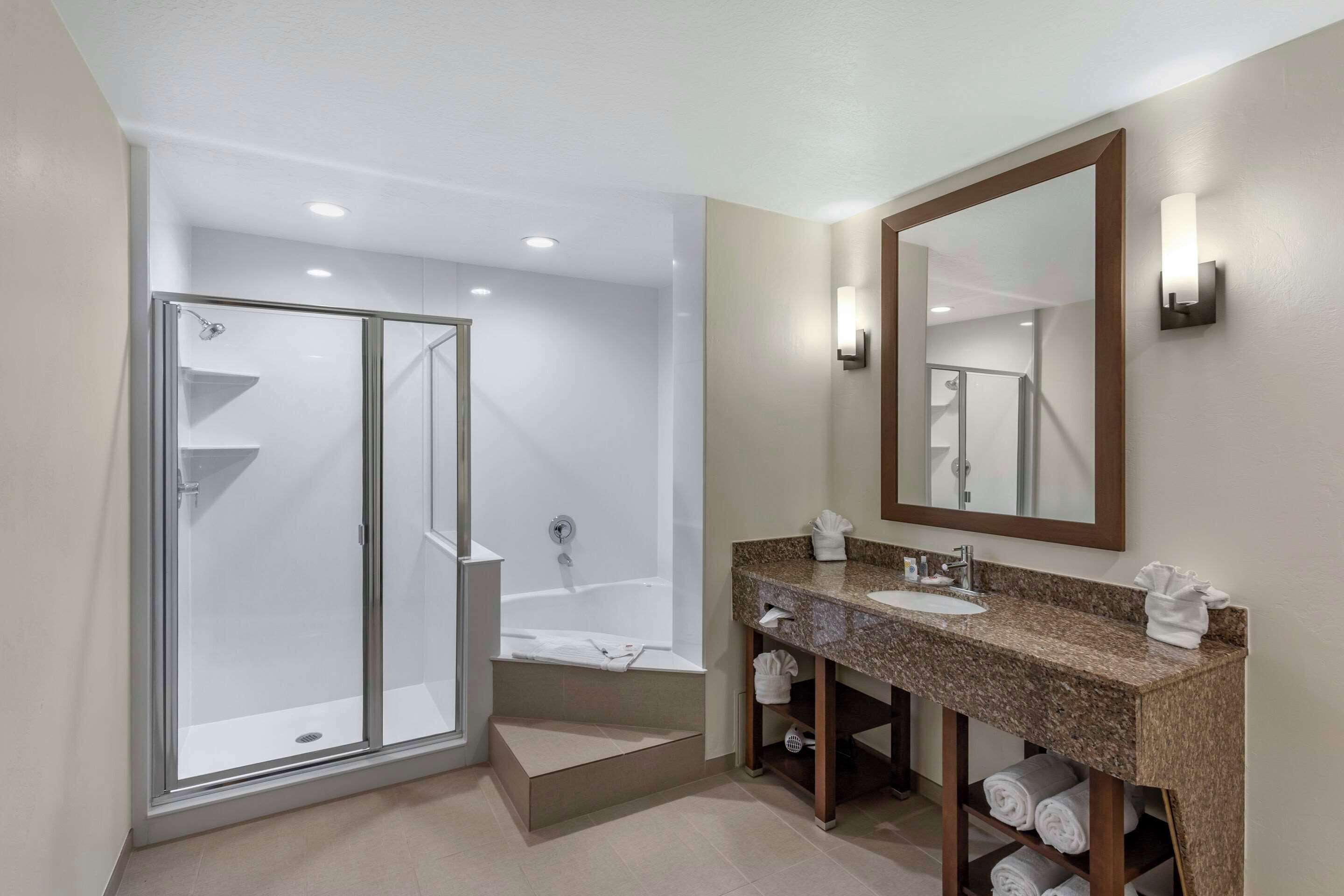 hypo-allergenic bedding, blackout curtains, iron/ironing board