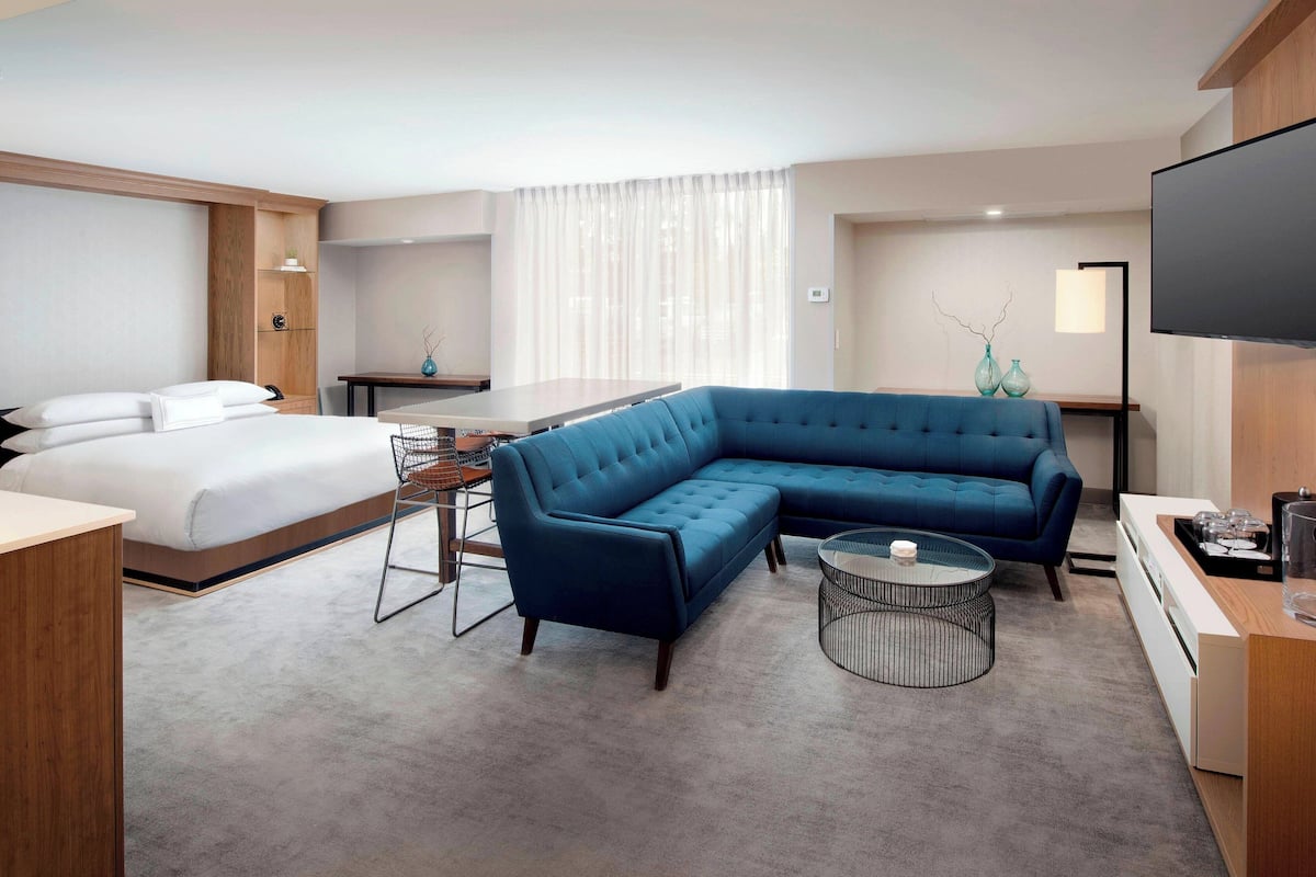 1 habitación y ropa de cama de alta calidad