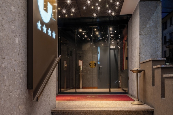 Overnatningsstedets indgangsparti