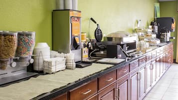 Free buffet breakfast