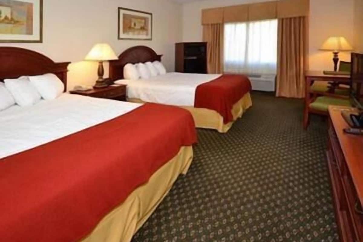 Premium bedding, desk, soundproofing, iron/ironing board
