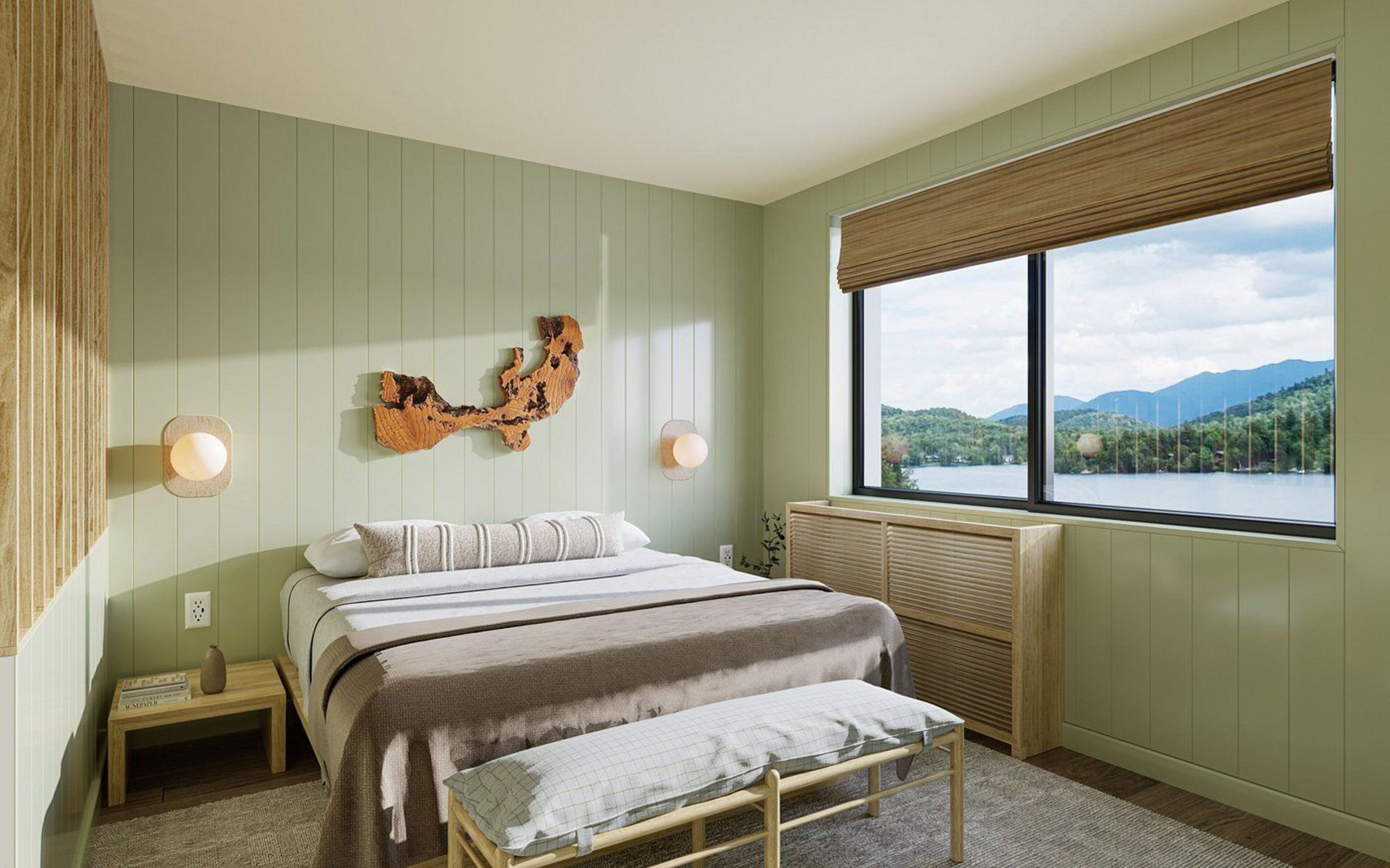 Ropa de cama de alta calidad y cortinas blackout 