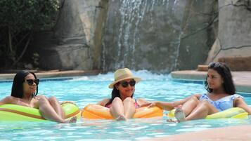Indoor pool, seasonal outdoor pool