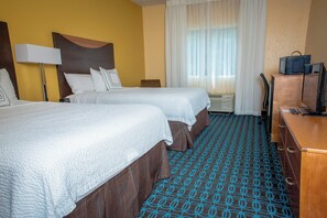 Premium bedding, pillowtop beds, in-room safe, desk