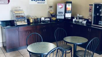 Free daily on-the-go breakfast