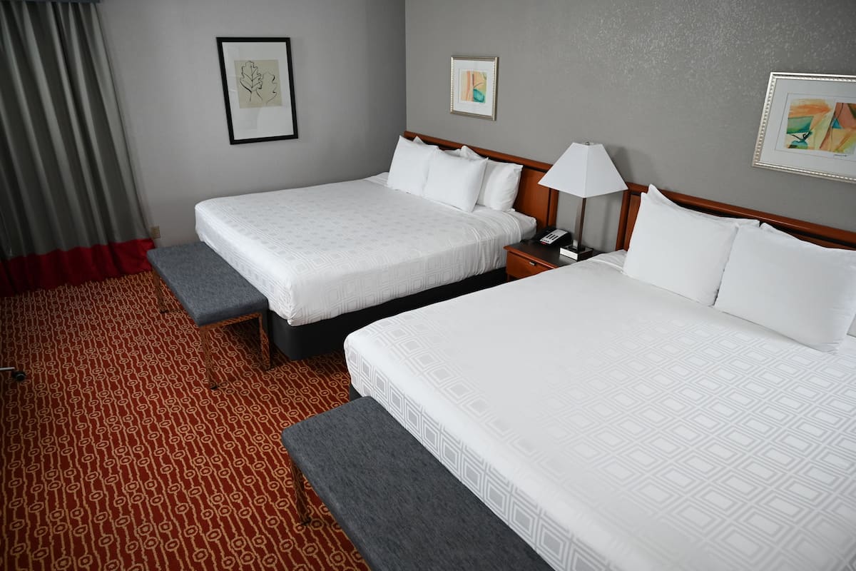 Standard Room, 2 King Beds | 1 bedroom, down comforters, pillowtop beds, in-room safe