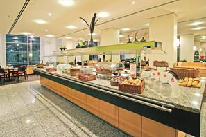 Daily buffet breakfast (EUR 16.5 per person)