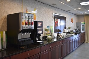 Free buffet breakfast