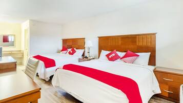 Room, 2 King Beds | 1 bedroom, desk, free WiFi, bed sheets