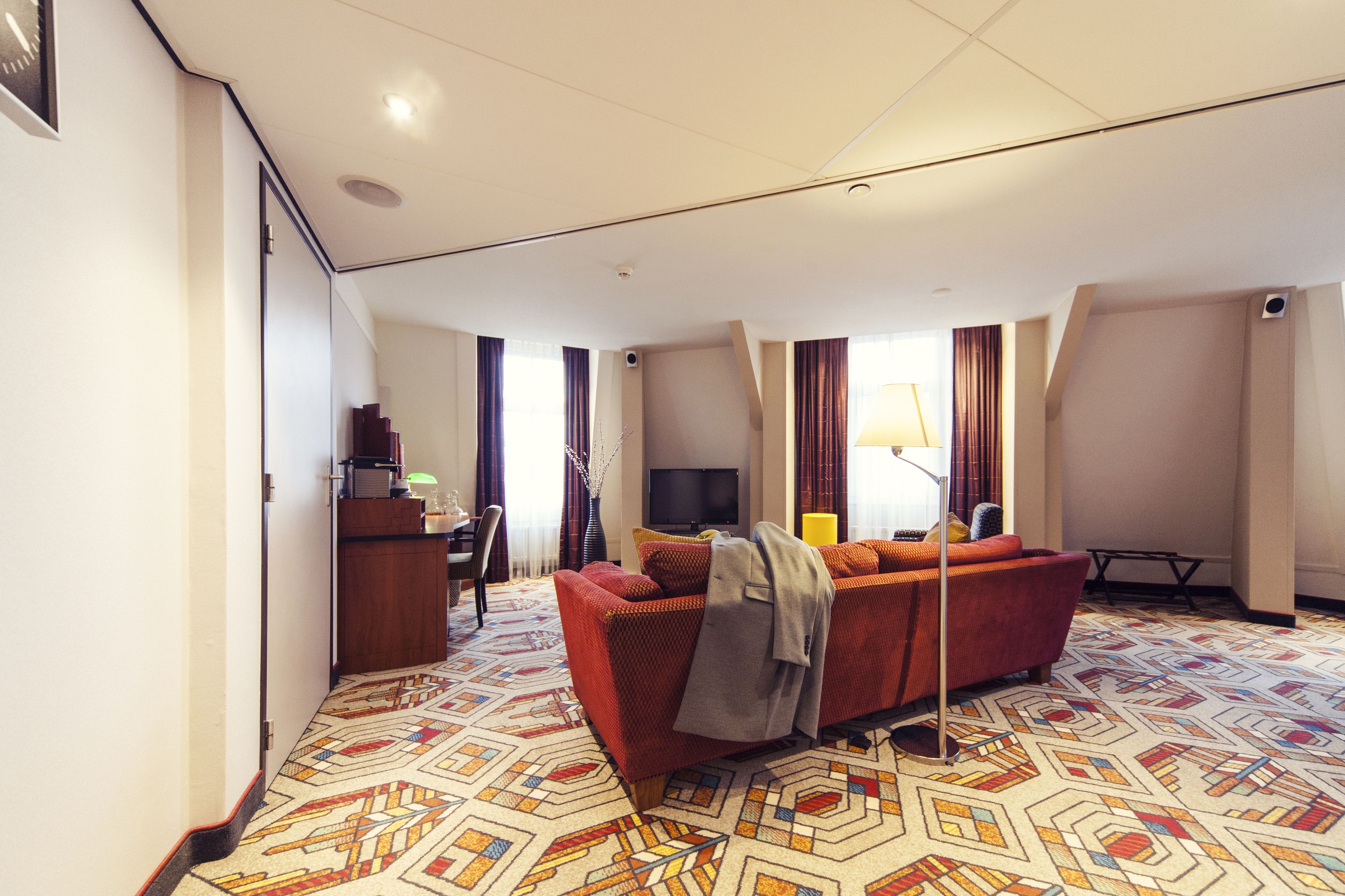 master suite with canal view | 1 bedroom, premium bedding, down duvets, free minibar
