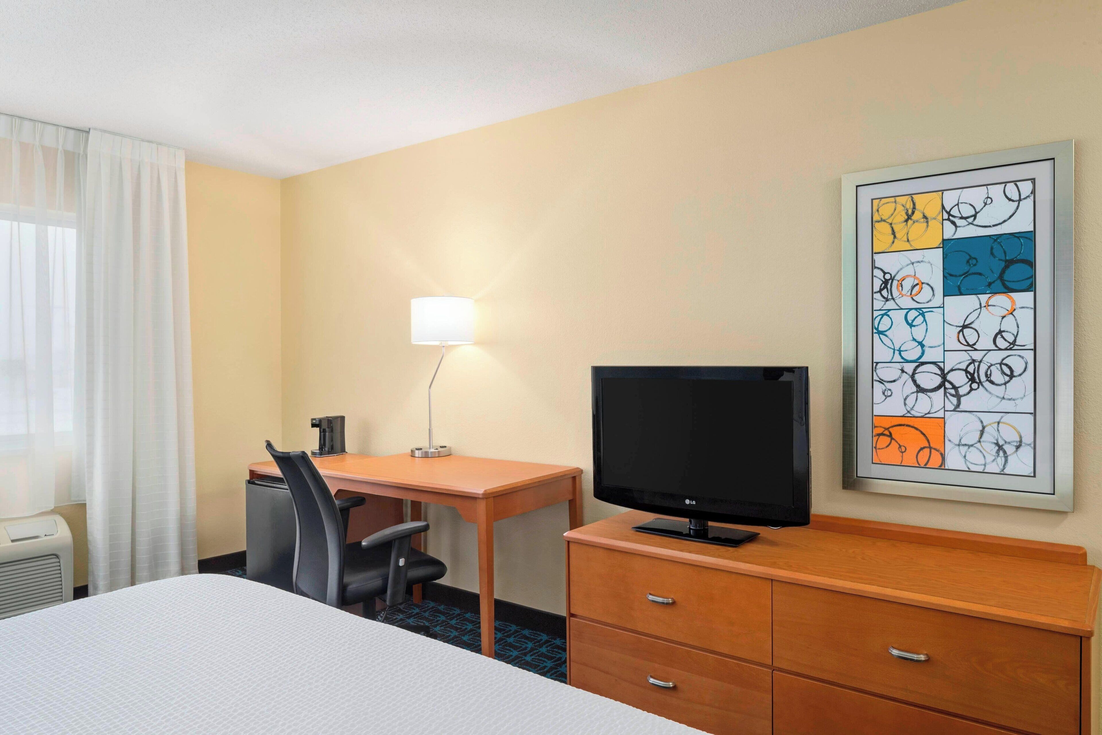 in-room safe, desk, blackout curtains, iron/ironing board