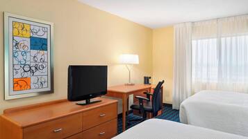 In-room safe, desk, blackout curtains, iron/ironing board