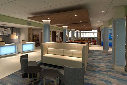 Sala de estar en el lobby