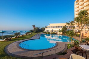 Vue sur la plage/lâocĂ©an