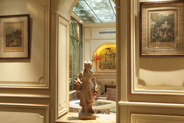 Lobby sitting area