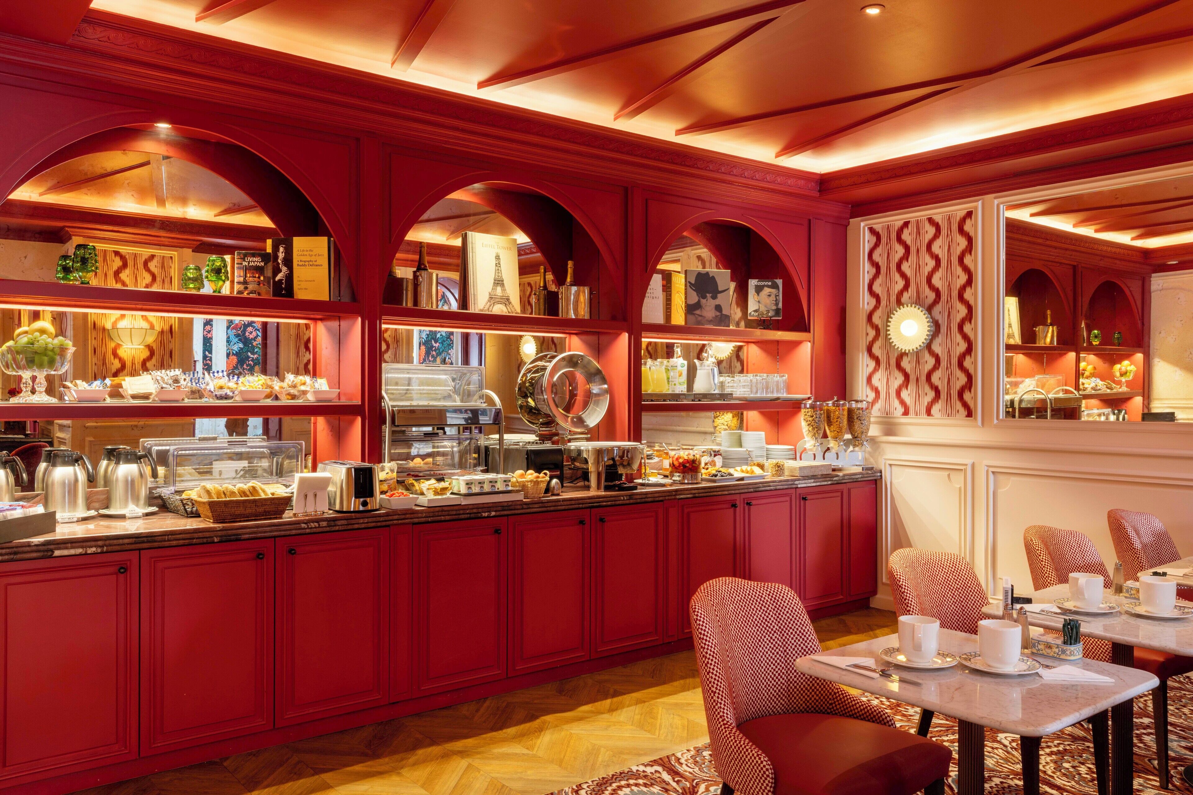 daily buffet breakfast (eur 15 per person)