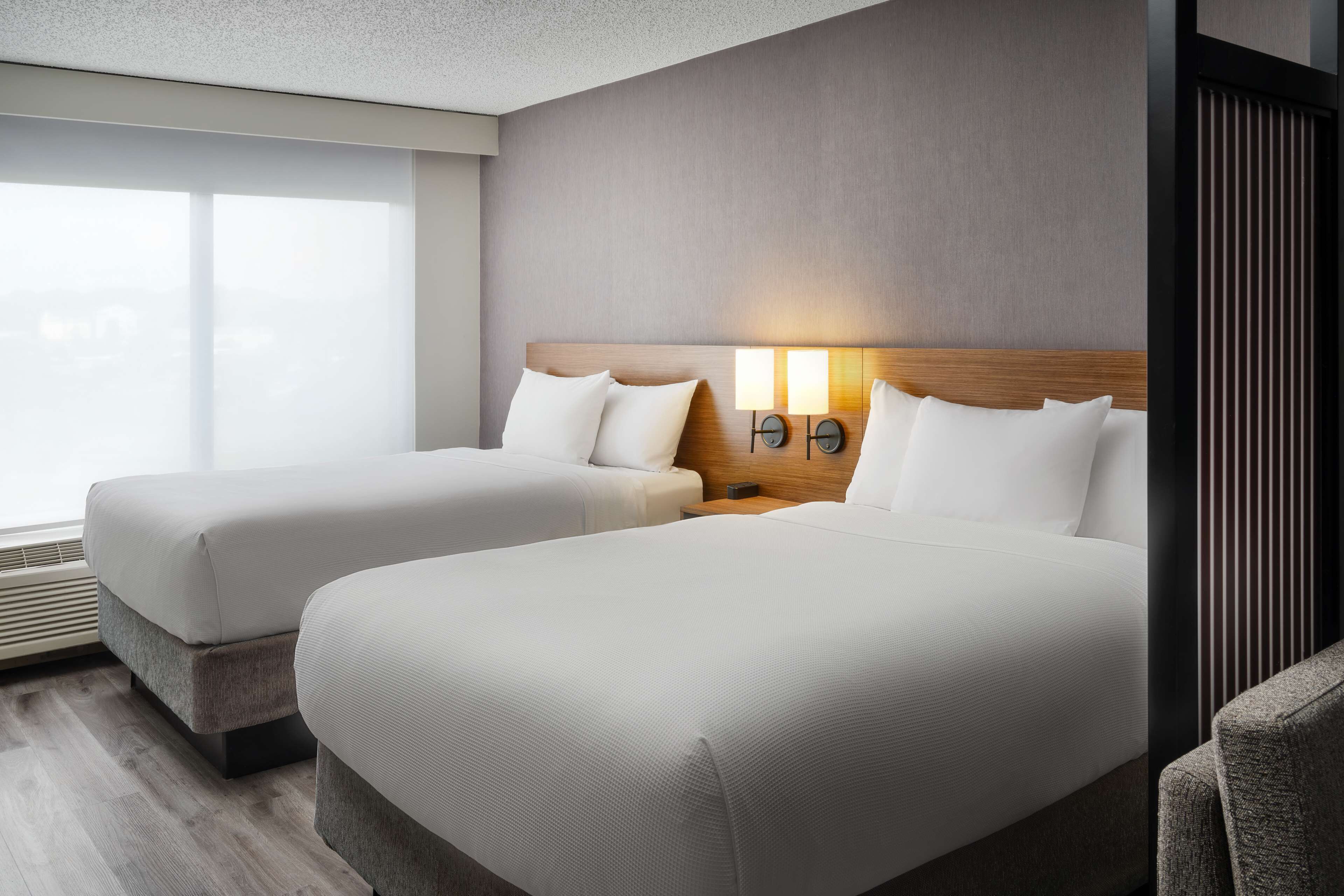 room, multiple beds (high floor) | premium bedding, desk, blackout curtains, iron/ironing board