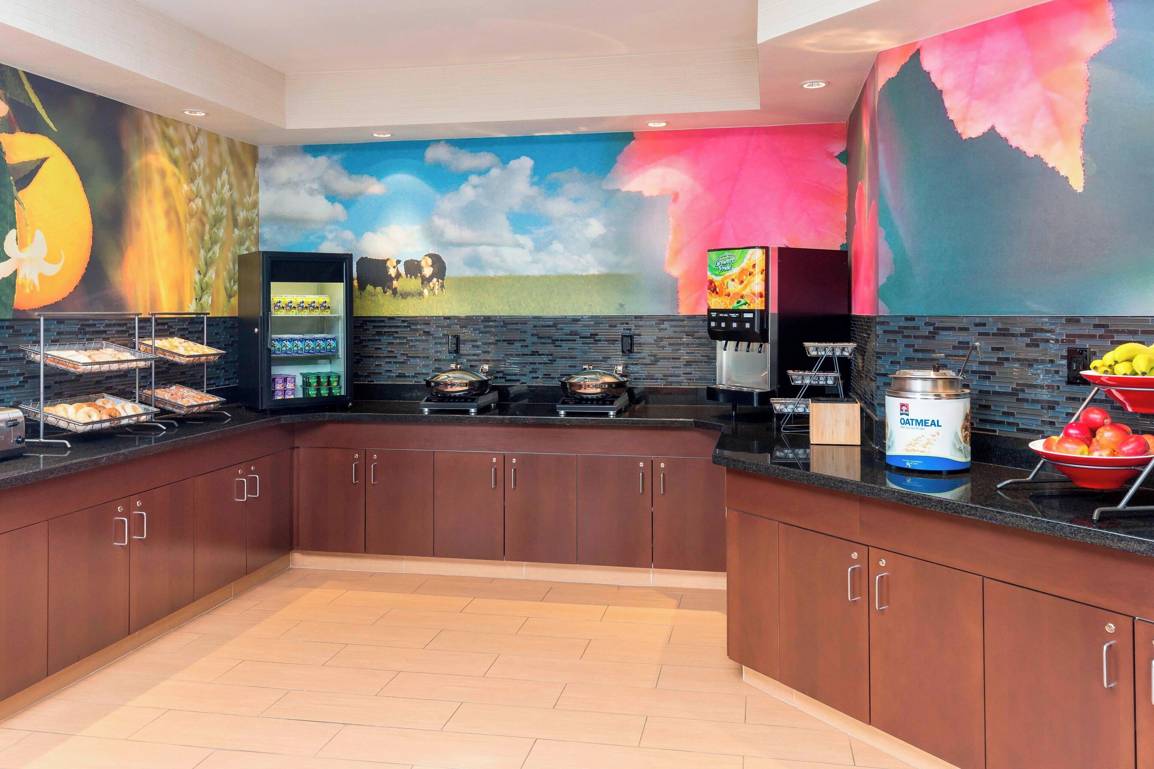 free daily buffet breakfast