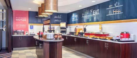 Free daily buffet breakfast