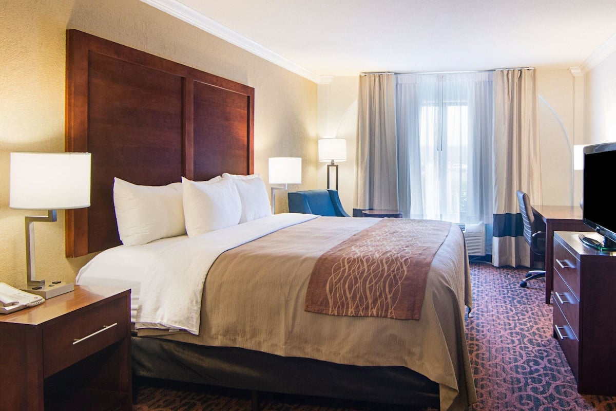 Premium bedding, pillowtop beds, in-room safe, desk