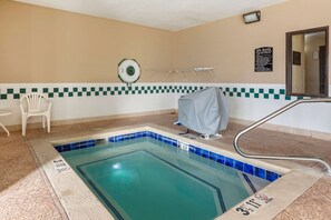 Indoor pool, pool loungers