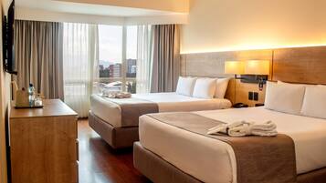 Executive Suite, 2 Queen Beds | 1 bedroom, pillow-top beds, in-room safe, desk