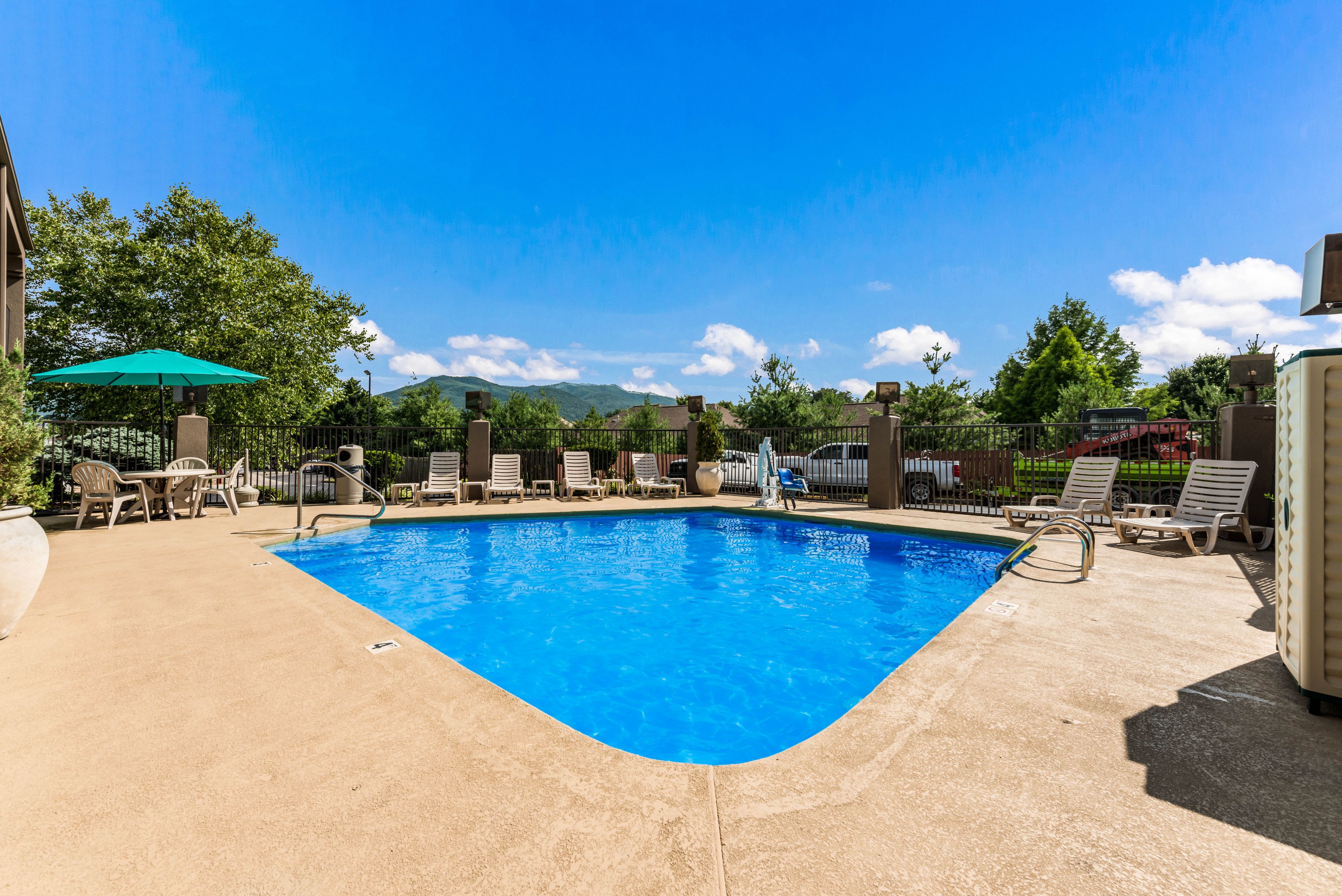 Seasonal outdoor pool