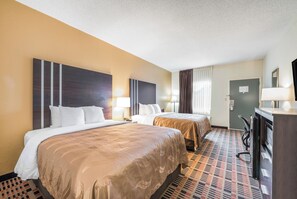 In-room safe, desk, laptop workspace, iron/ironing board