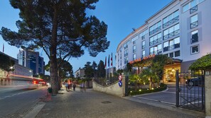 Front of property – evening/night