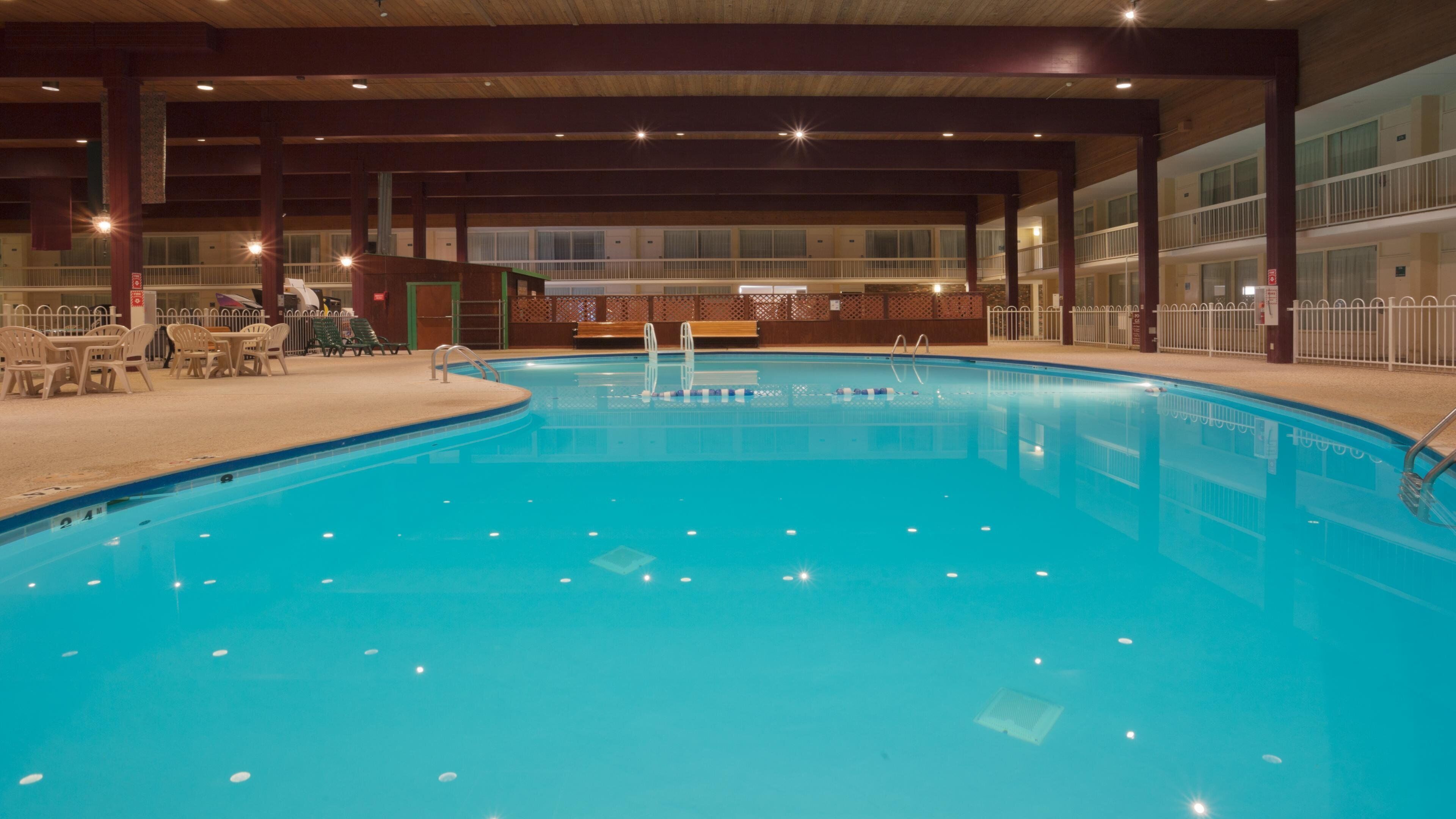 Una piscina techada